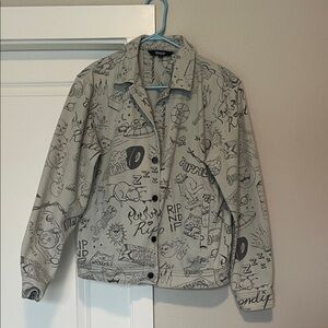 Ripndip Light Blue Graphic Jean Jacket